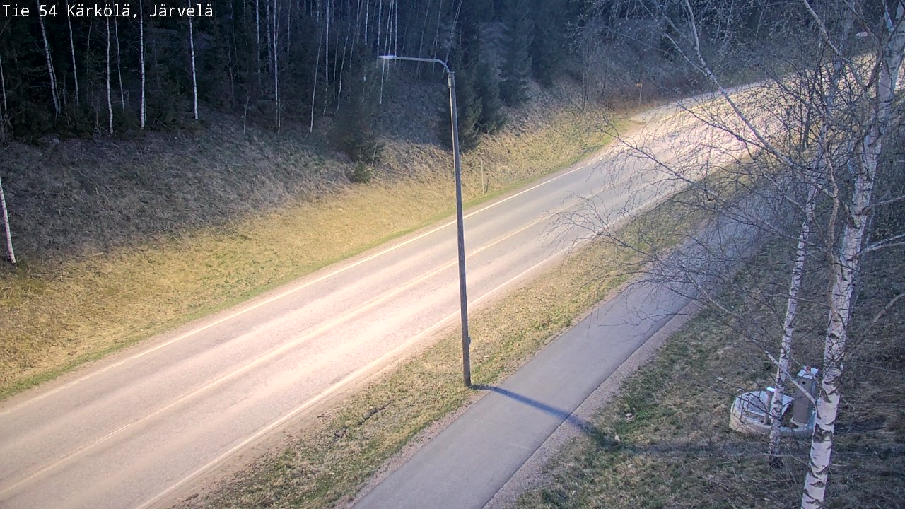 Weather Camera Image Väg 54 Kärkölä, Järvelä, Kärkölä, Päijät-Häme