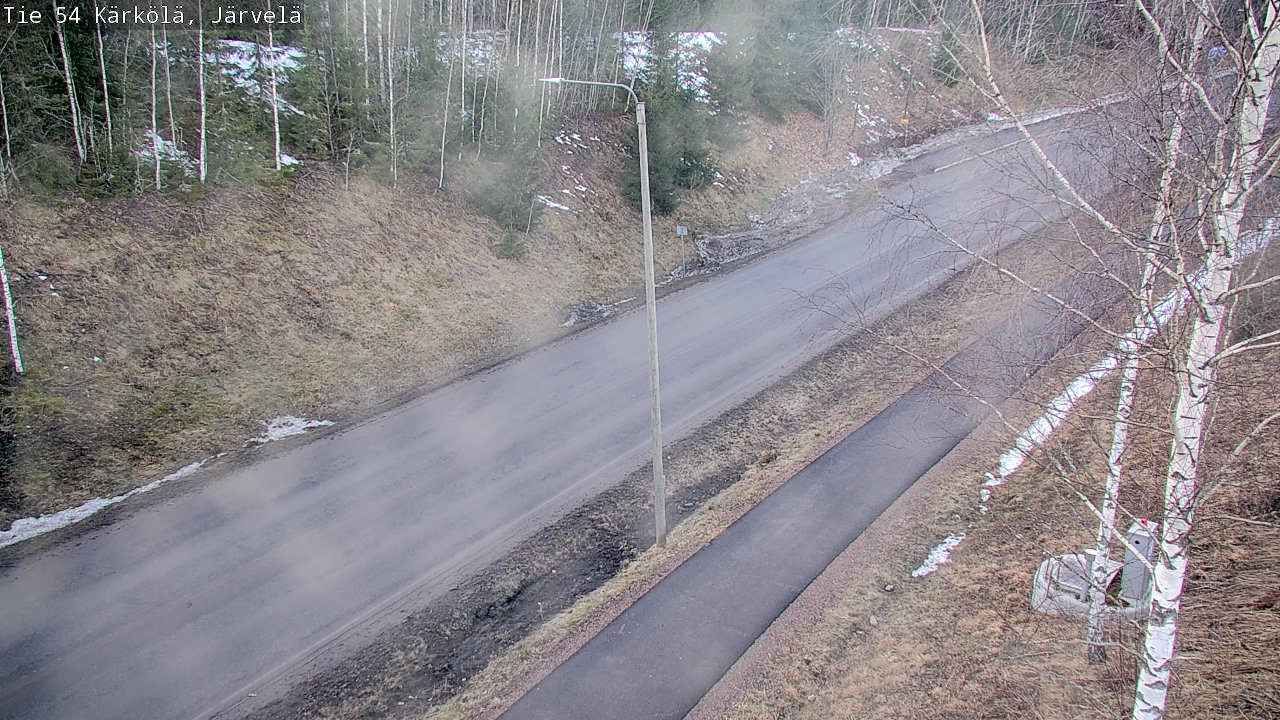 Weather Camera Image Road 54 Kärkölä, Järvelä, Kärkölä, Päijät-Häme