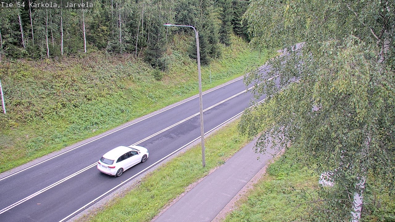 Weather Camera Image Väg 54 Kärkölä, Järvelä, Kärkölä, Päijät-Häme