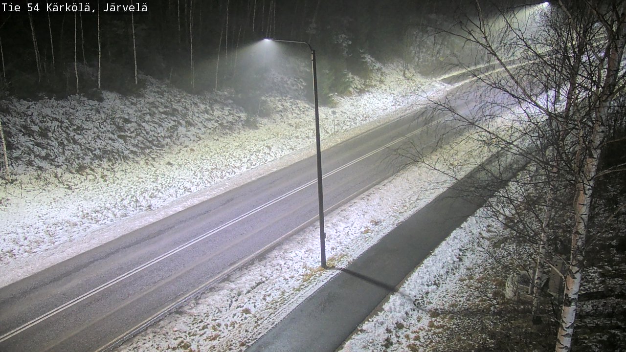 Weather Camera Image Väg 54 Kärkölä, Järvelä, Kärkölä, Päijät-Häme