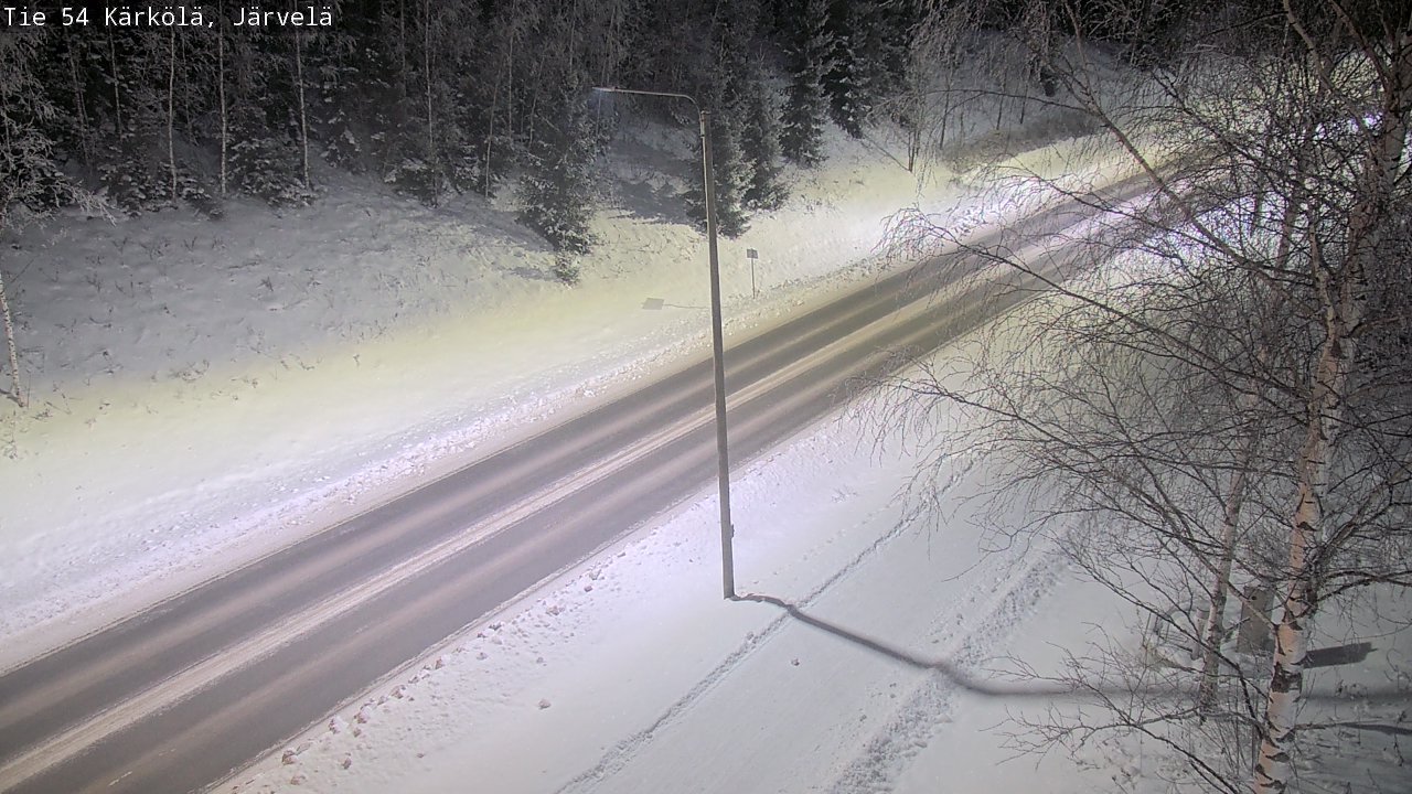 Weather Camera Image Väg 54 Kärkölä, Järvelä, Kärkölä, Päijät-Häme