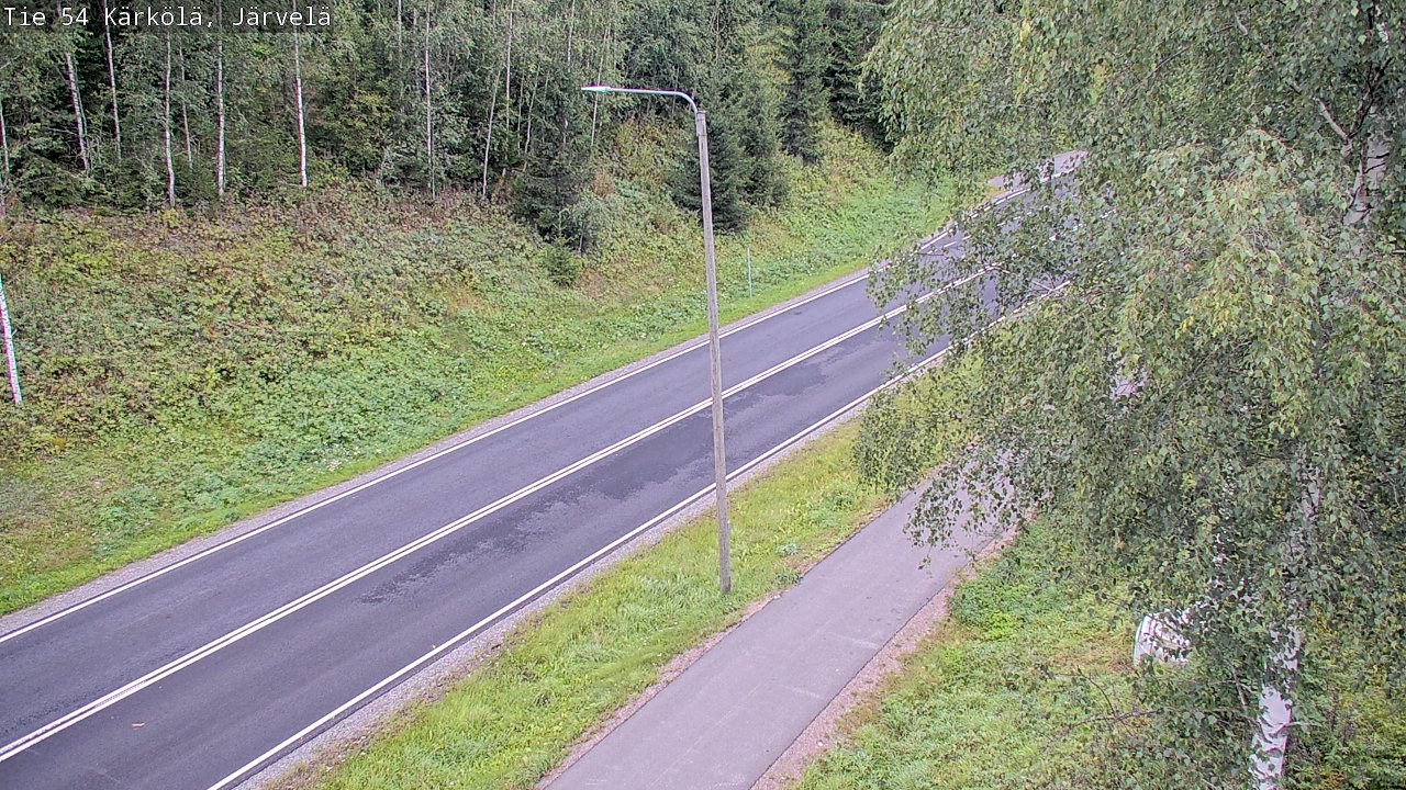 Weather Camera Image Väg 54 Kärkölä, Järvelä, Kärkölä, Päijät-Häme
