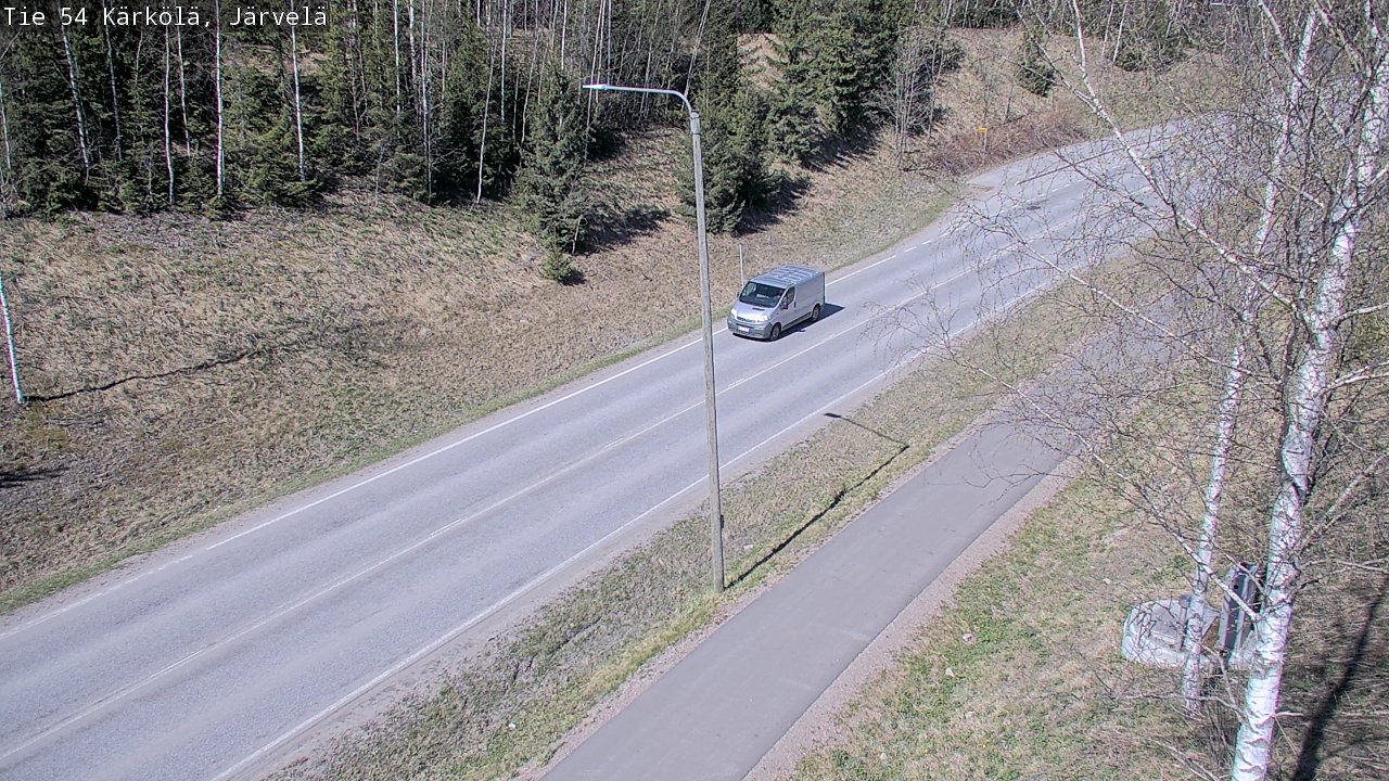 Weather Camera Image Road 54 Kärkölä, Järvelä, Kärkölä, Päijät-Häme
