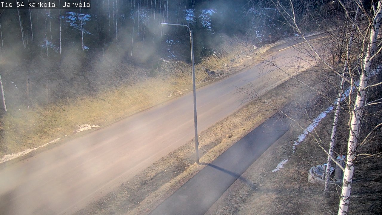 Weather Camera Image Road 54 Kärkölä, Järvelä, Kärkölä, Päijät-Häme