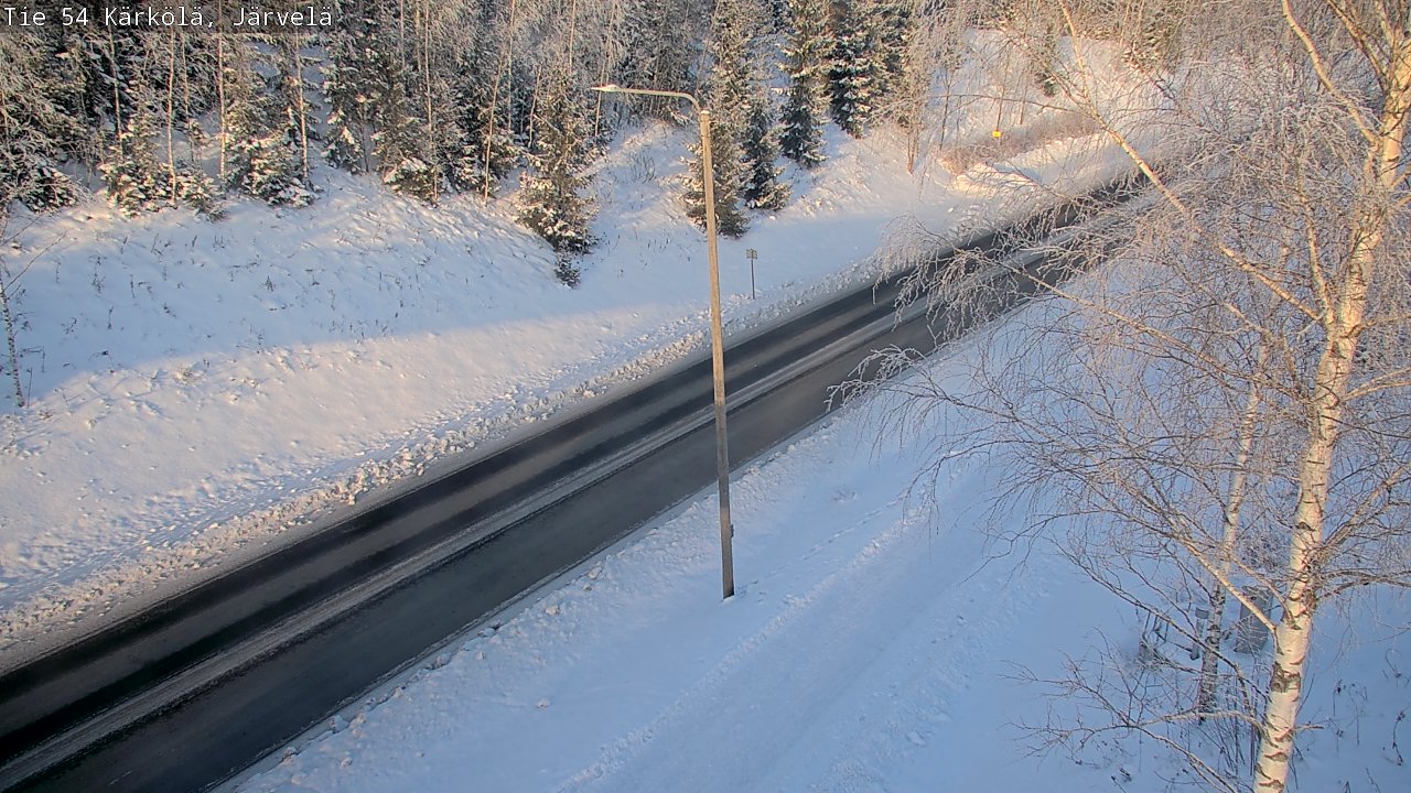 Weather Camera Image Väg 54 Kärkölä, Järvelä, Kärkölä, Päijät-Häme