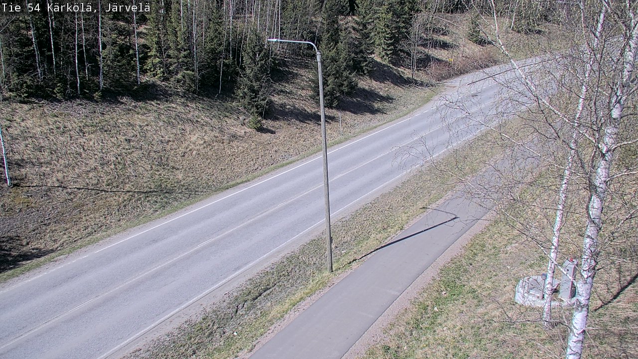 Weather Camera Image Road 54 Kärkölä, Järvelä, Kärkölä, Päijät-Häme