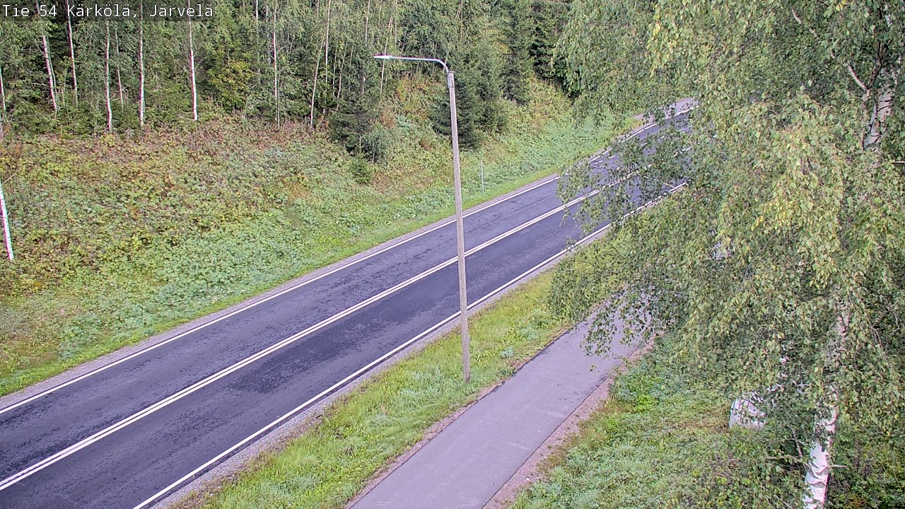 Weather Camera Image Road 54 Kärkölä, Järvelä, Kärkölä, Päijät-Häme