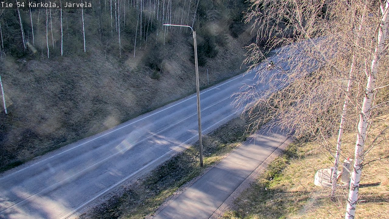 Weather Camera Image Väg 54 Kärkölä, Järvelä, Kärkölä, Päijät-Häme