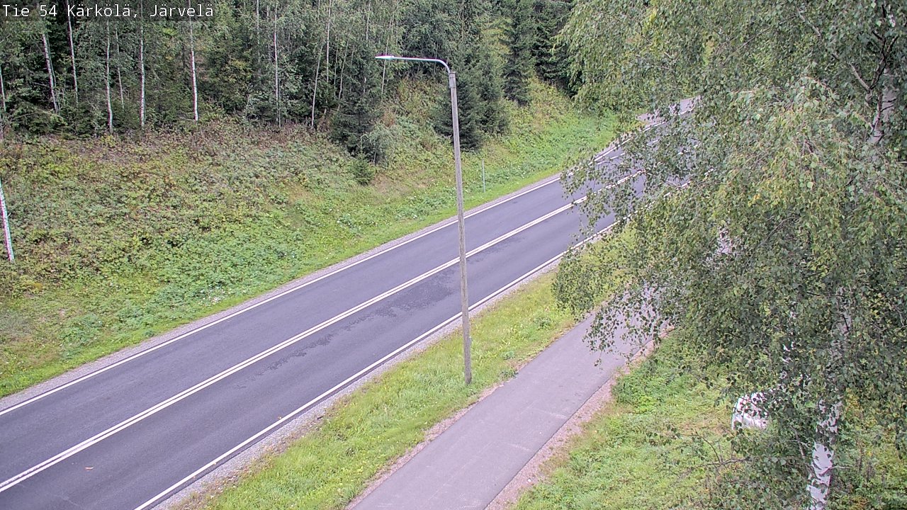 Weather Camera Image Väg 54 Kärkölä, Järvelä, Kärkölä, Päijät-Häme