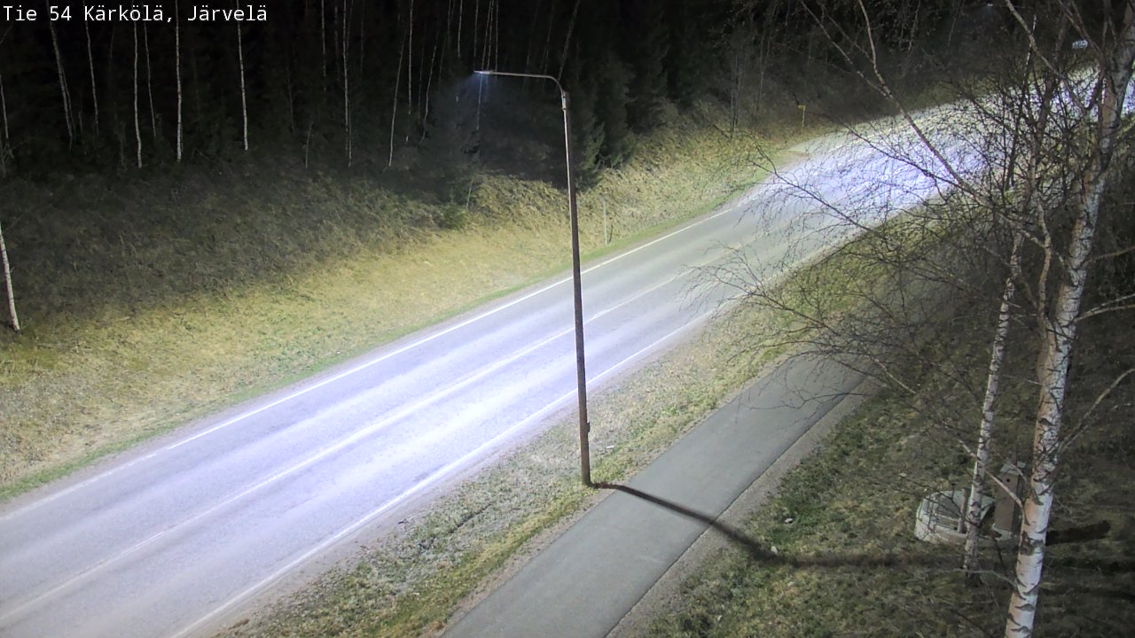 Weather Camera Image Väg 54 Kärkölä, Järvelä, Kärkölä, Päijät-Häme