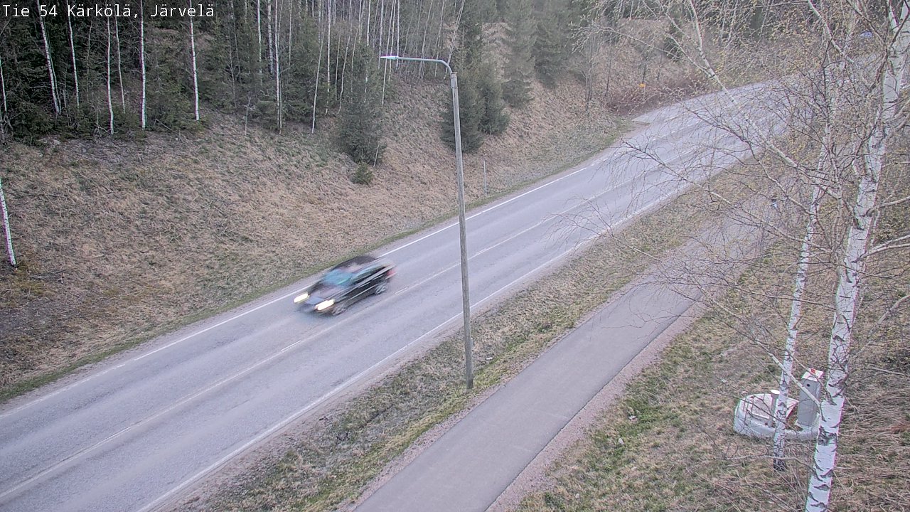 Weather Camera Image Väg 54 Kärkölä, Järvelä, Kärkölä, Päijät-Häme