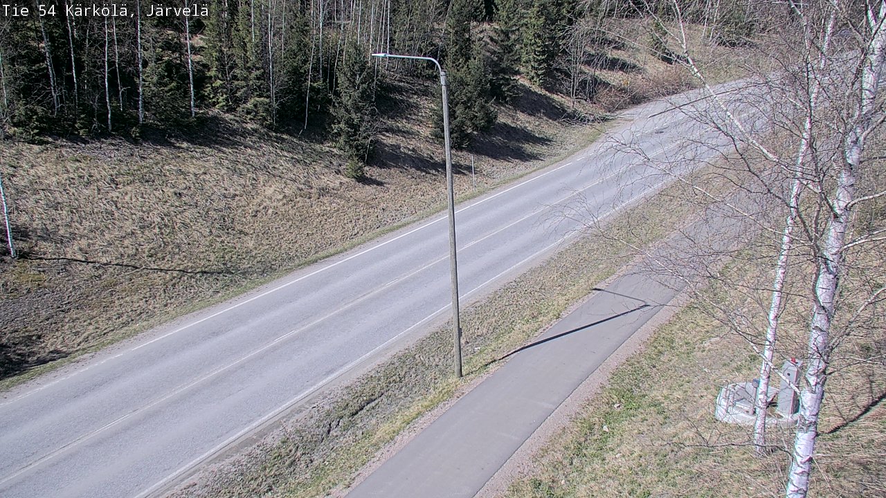 Weather Camera Image Väg 54 Kärkölä, Järvelä, Kärkölä, Päijät-Häme