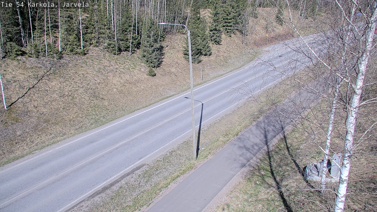 Weather Camera Image Väg 54 Kärkölä, Järvelä, Kärkölä, Päijät-Häme