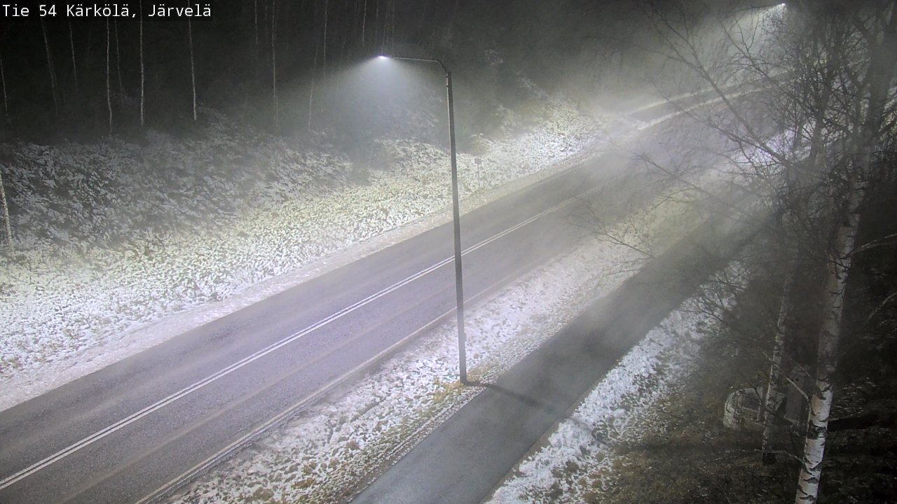 Weather Camera Image Väg 54 Kärkölä, Järvelä, Kärkölä, Päijät-Häme
