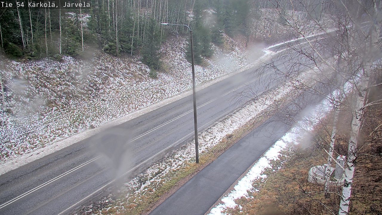 Weather Camera Image Väg 54 Kärkölä, Järvelä, Kärkölä, Päijät-Häme