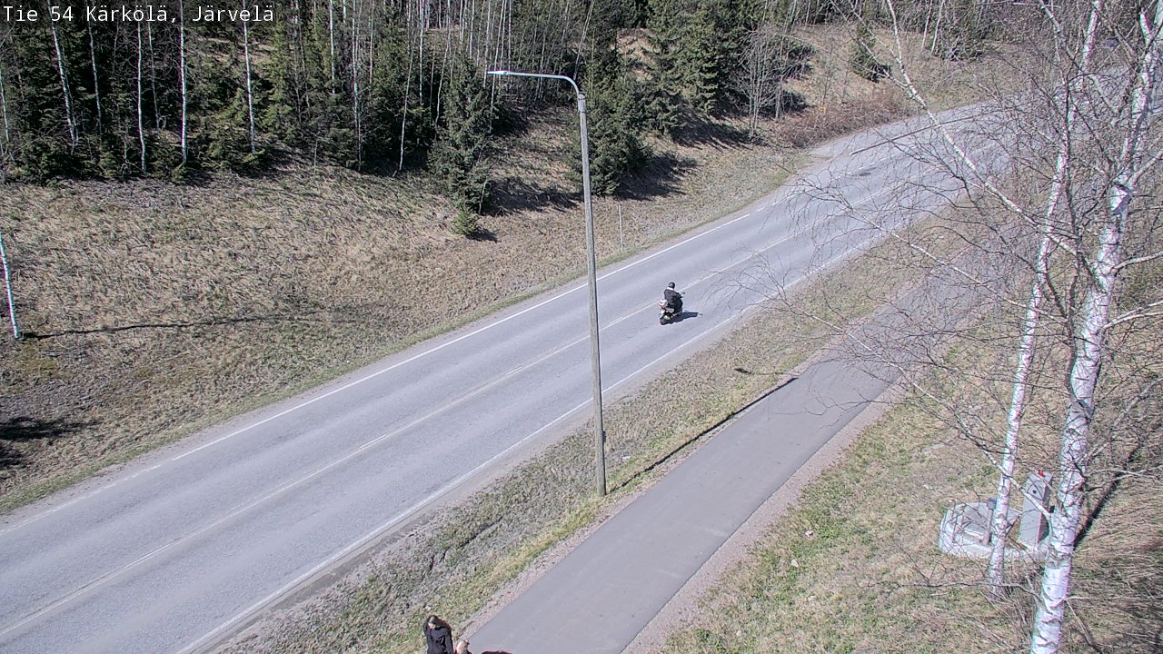 Weather Camera Image Väg 54 Kärkölä, Järvelä, Kärkölä, Päijät-Häme