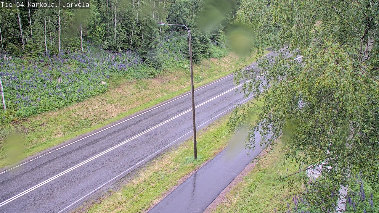 Weather Camera Image Väg 54 Kärkölä, Järvelä, Kärkölä, Päijät-Häme