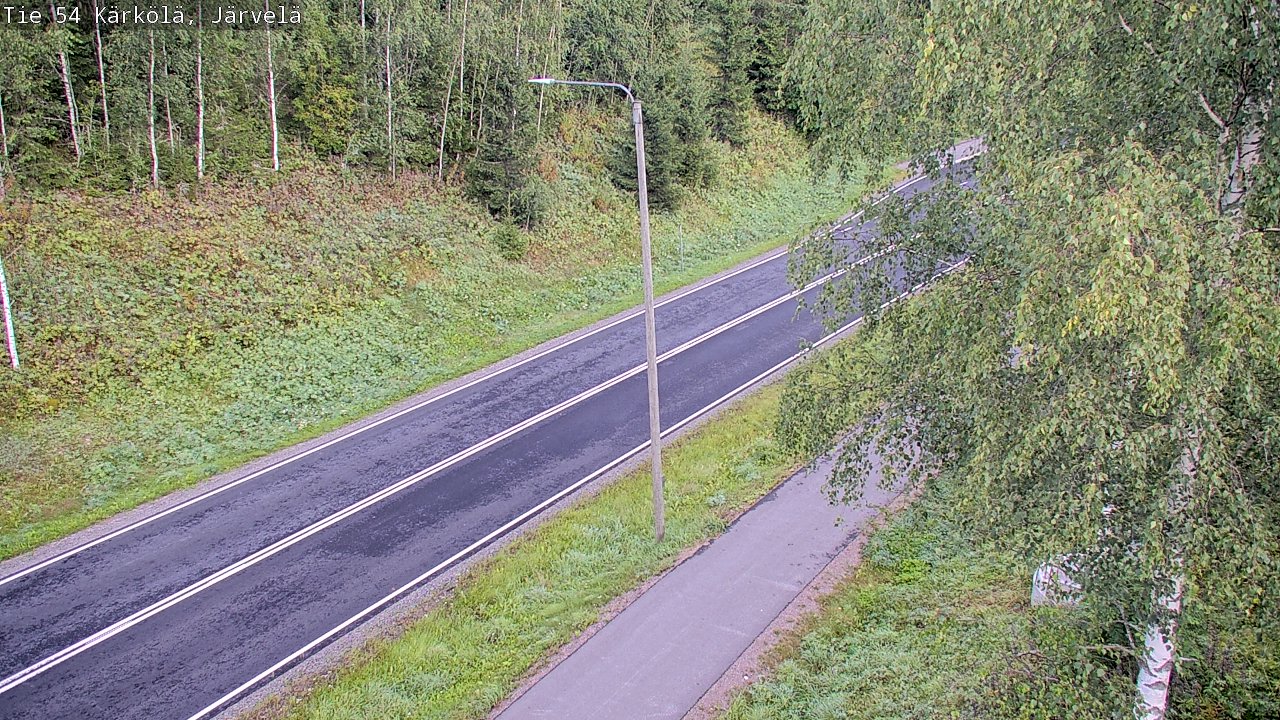 Weather Camera Image Road 54 Kärkölä, Järvelä, Kärkölä, Päijät-Häme