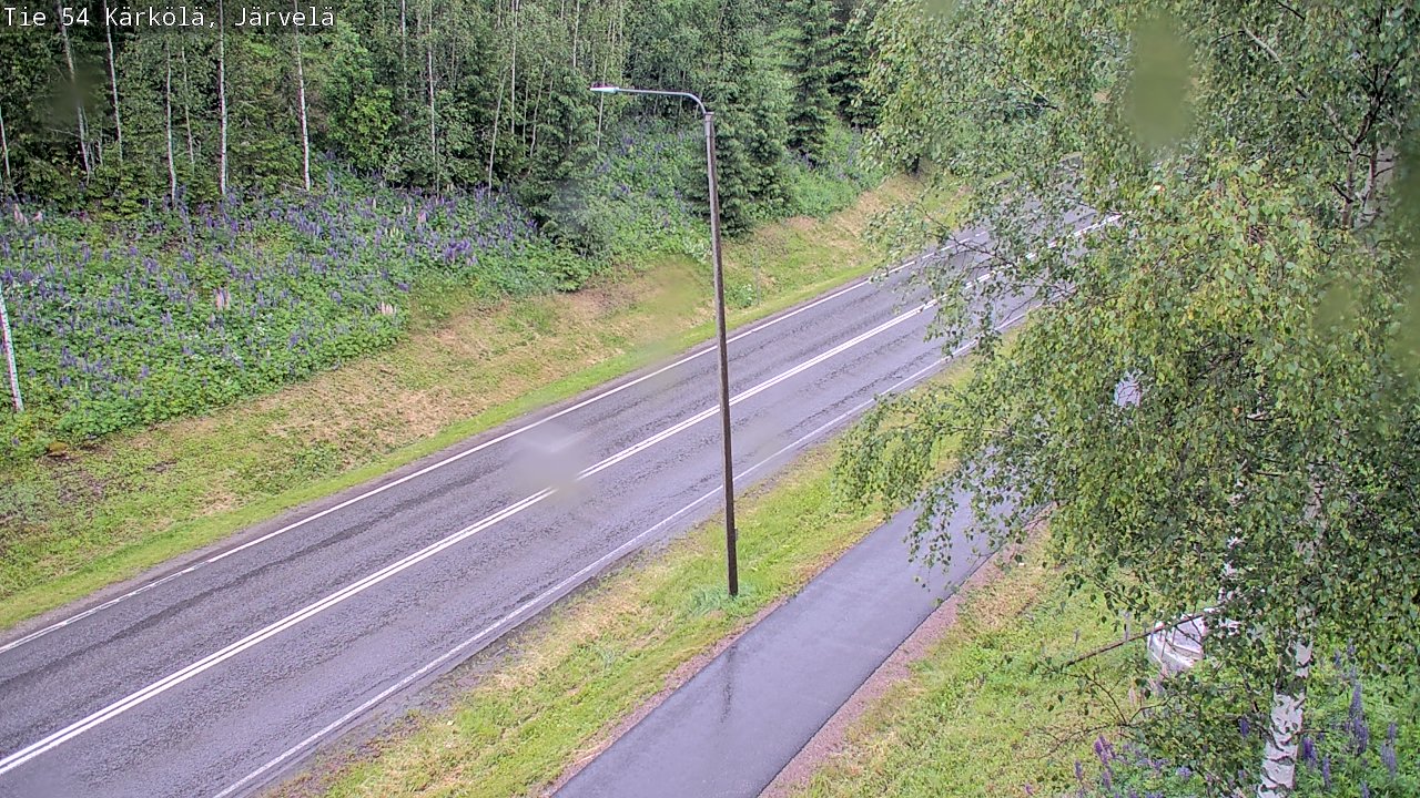 Weather Camera Image Väg 54 Kärkölä, Järvelä, Kärkölä, Päijät-Häme