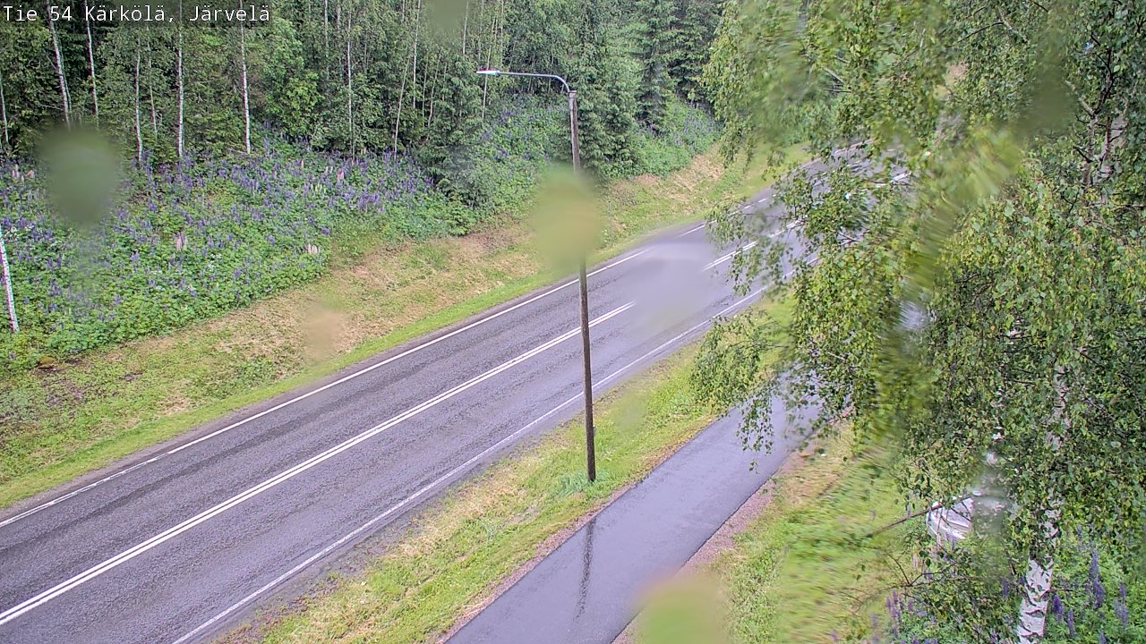 Weather Camera Image Väg 54 Kärkölä, Järvelä, Kärkölä, Päijät-Häme