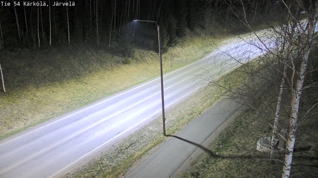 Weather Camera Image Väg 54 Kärkölä, Järvelä, Kärkölä, Päijät-Häme