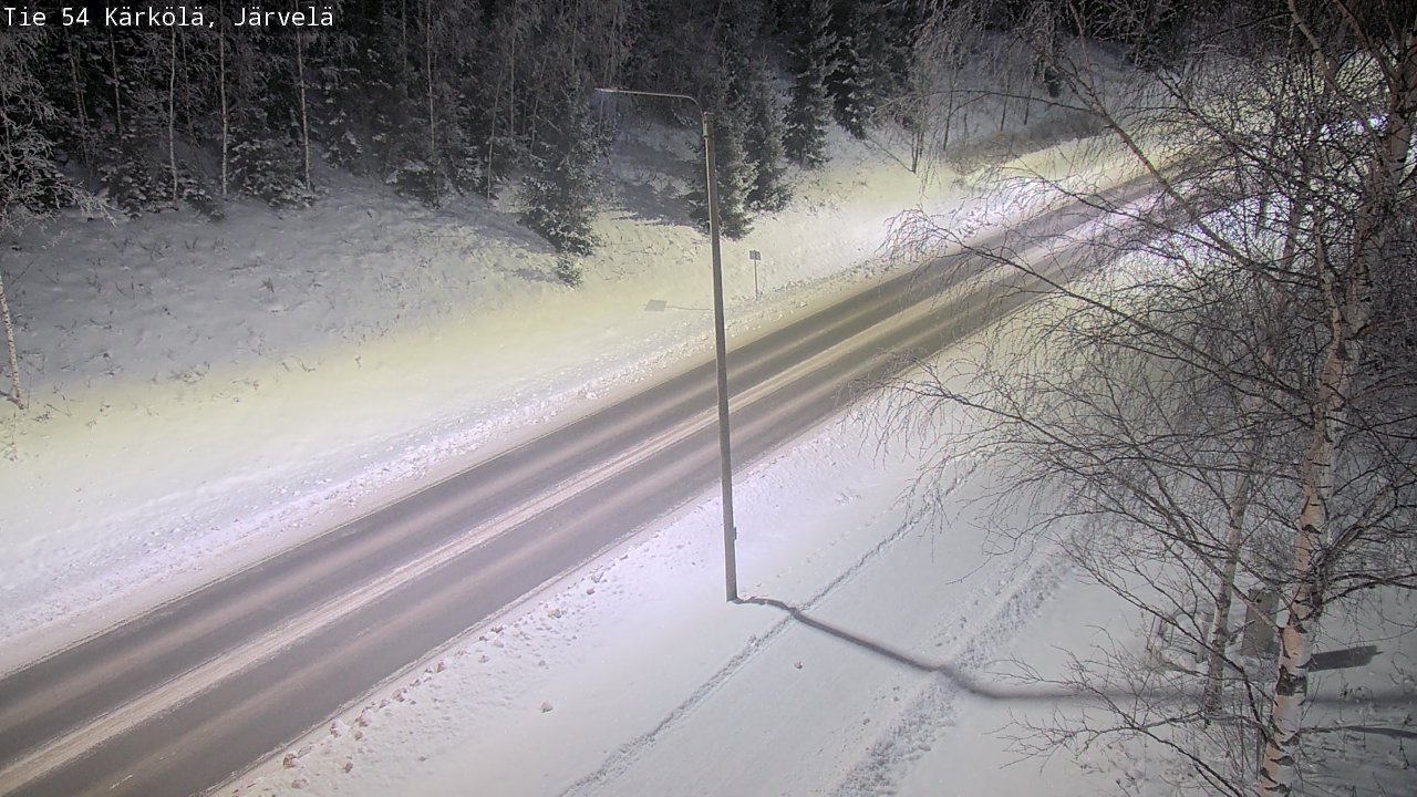 Weather Camera Image Väg 54 Kärkölä, Järvelä, Kärkölä, Päijät-Häme