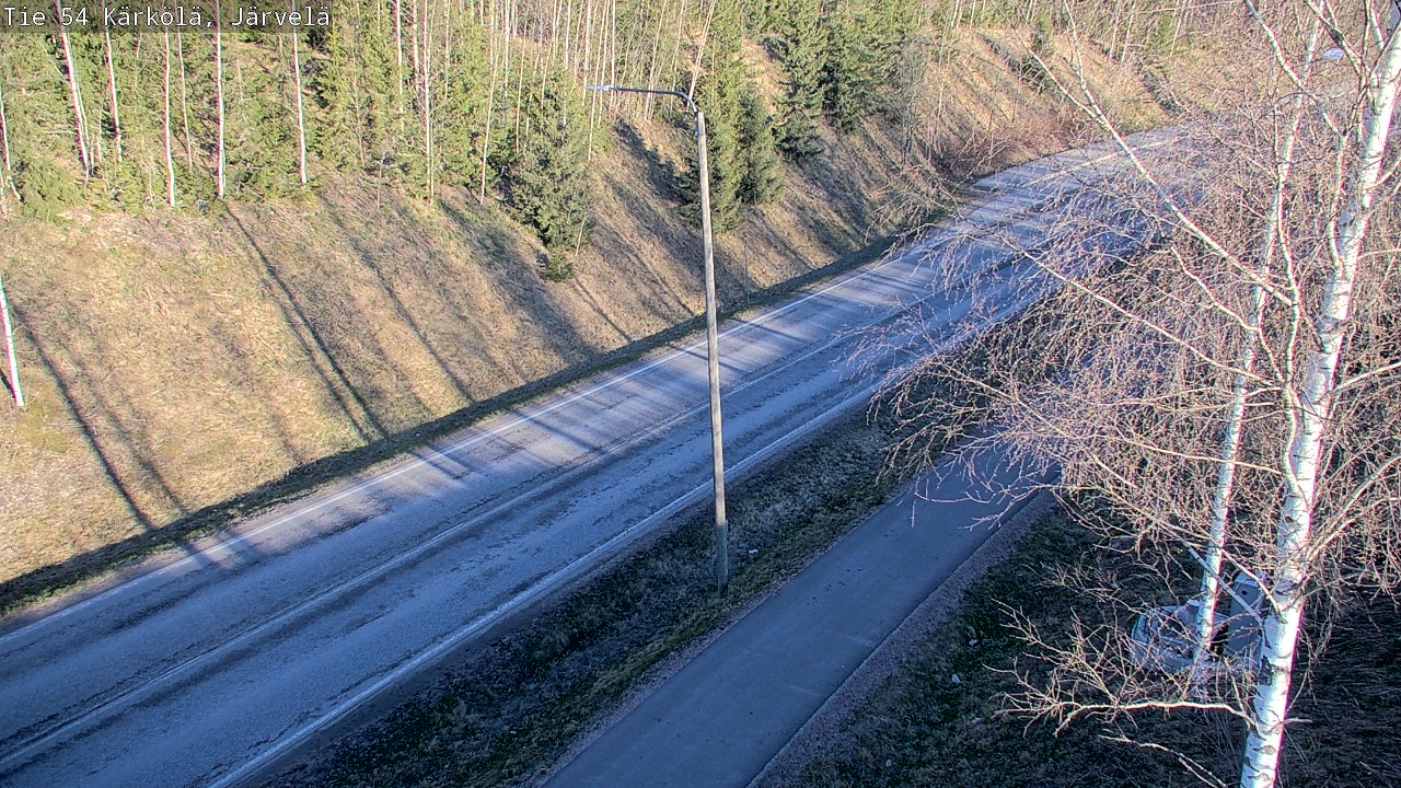Weather Camera Image Väg 54 Kärkölä, Järvelä, Kärkölä, Päijät-Häme