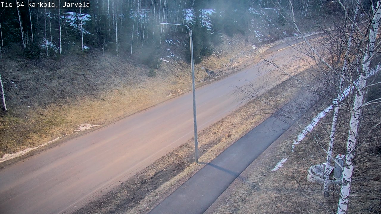 Weather Camera Image Road 54 Kärkölä, Järvelä, Kärkölä, Päijät-Häme