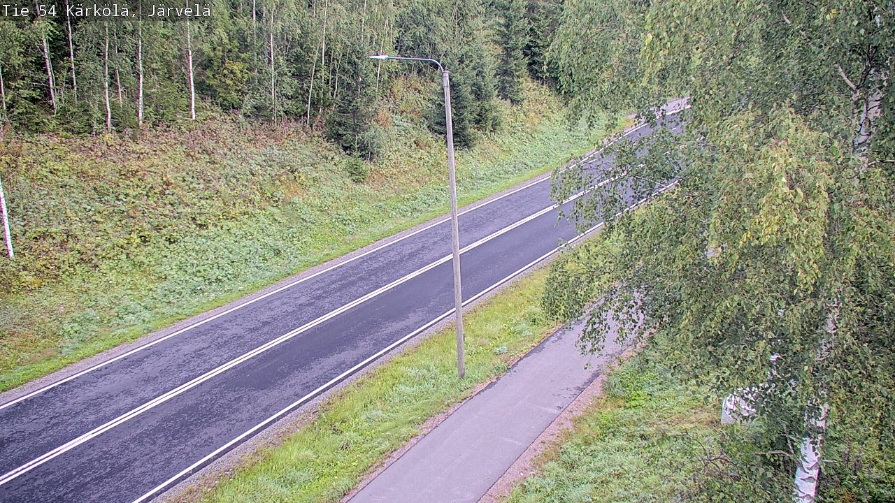 Weather Camera Image Road 54 Kärkölä, Järvelä, Kärkölä, Päijät-Häme
