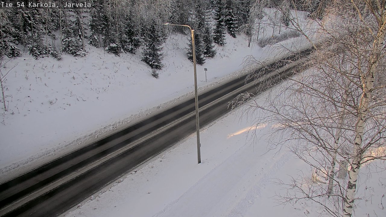 Weather Camera Image Väg 54 Kärkölä, Järvelä, Kärkölä, Päijät-Häme