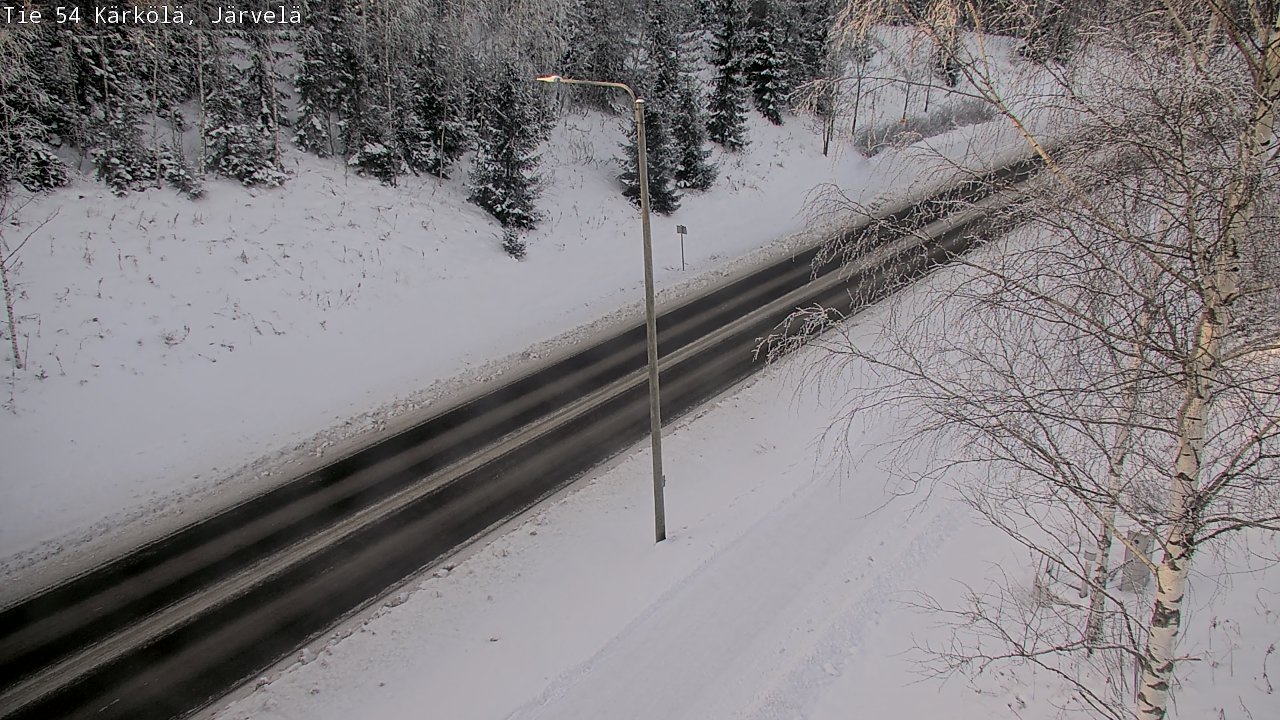 Weather Camera Image Väg 54 Kärkölä, Järvelä, Kärkölä, Päijät-Häme