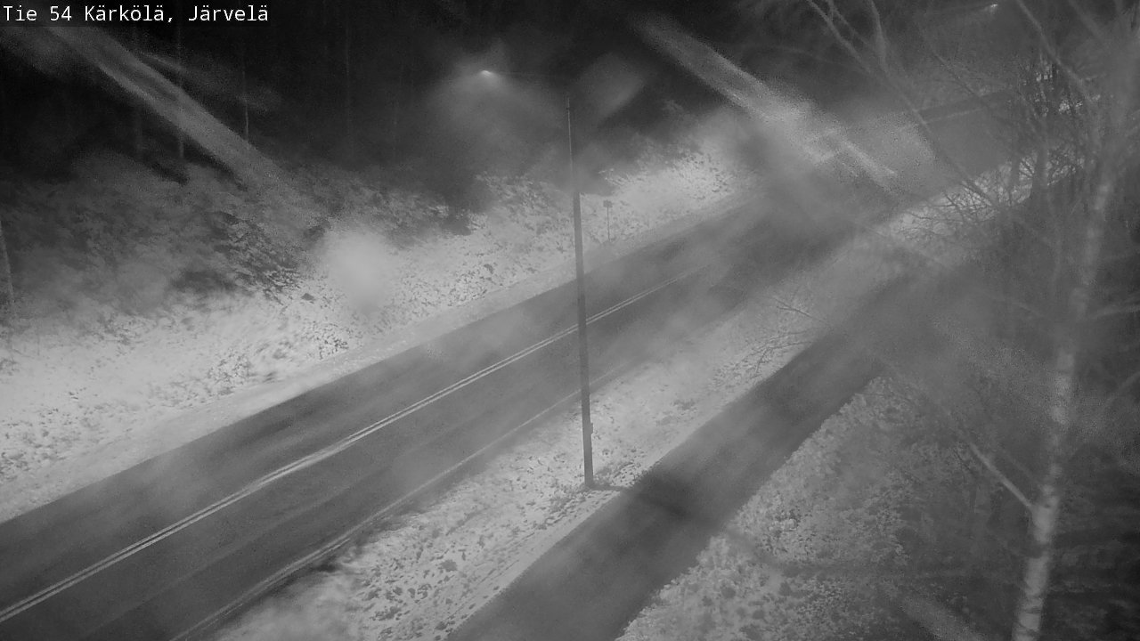 Weather Camera Image Väg 54 Kärkölä, Järvelä, Kärkölä, Päijät-Häme