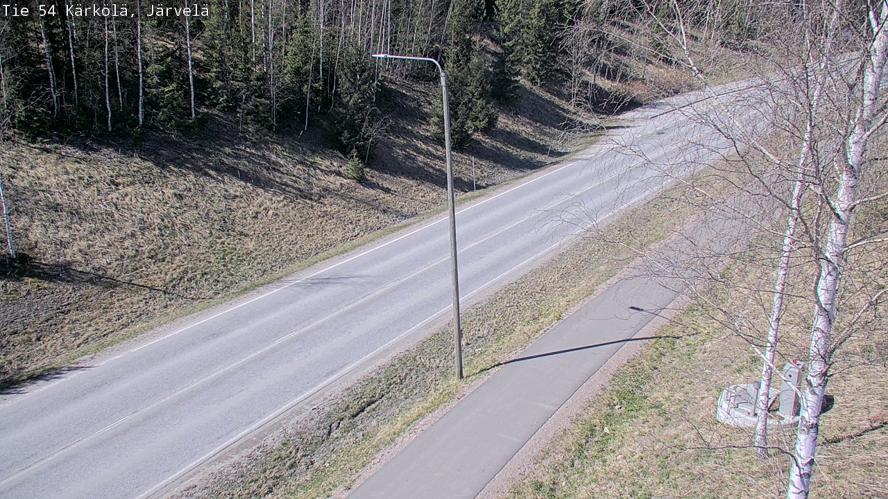 Weather Camera Image Väg 54 Kärkölä, Järvelä, Kärkölä, Päijät-Häme