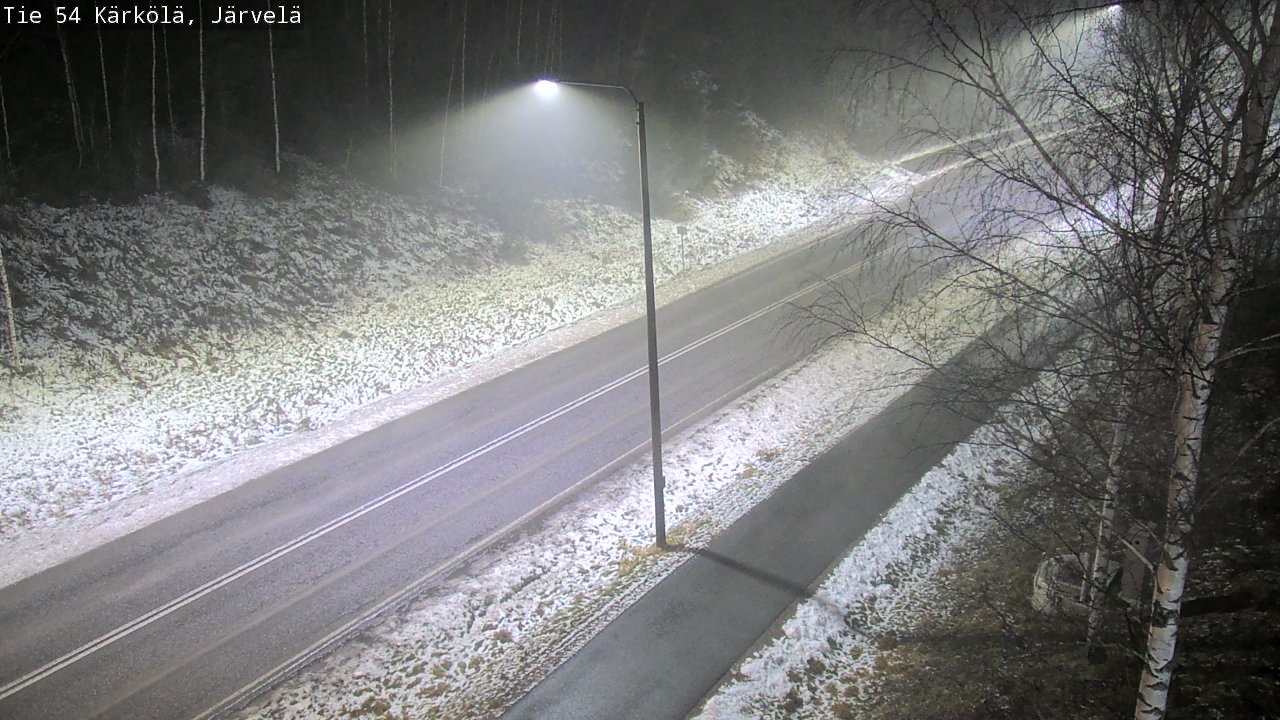 Weather Camera Image Väg 54 Kärkölä, Järvelä, Kärkölä, Päijät-Häme