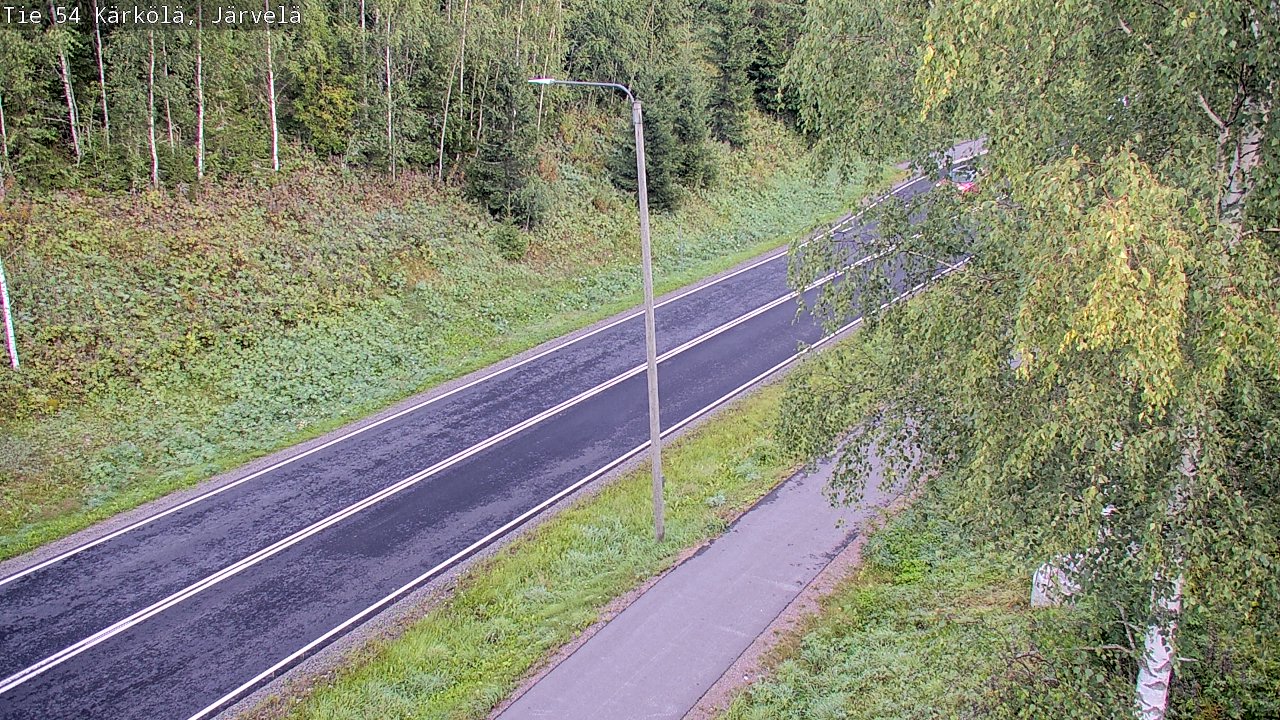 Weather Camera Image Road 54 Kärkölä, Järvelä, Kärkölä, Päijät-Häme