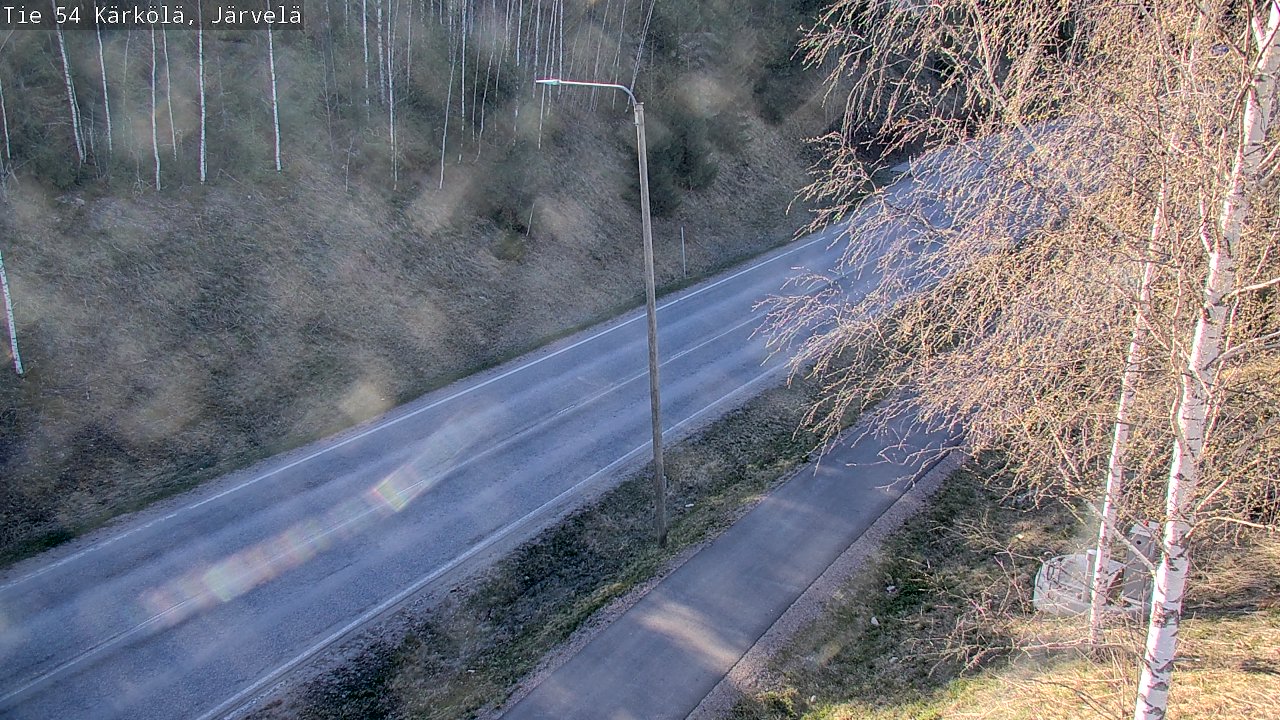 Weather Camera Image Väg 54 Kärkölä, Järvelä, Kärkölä, Päijät-Häme