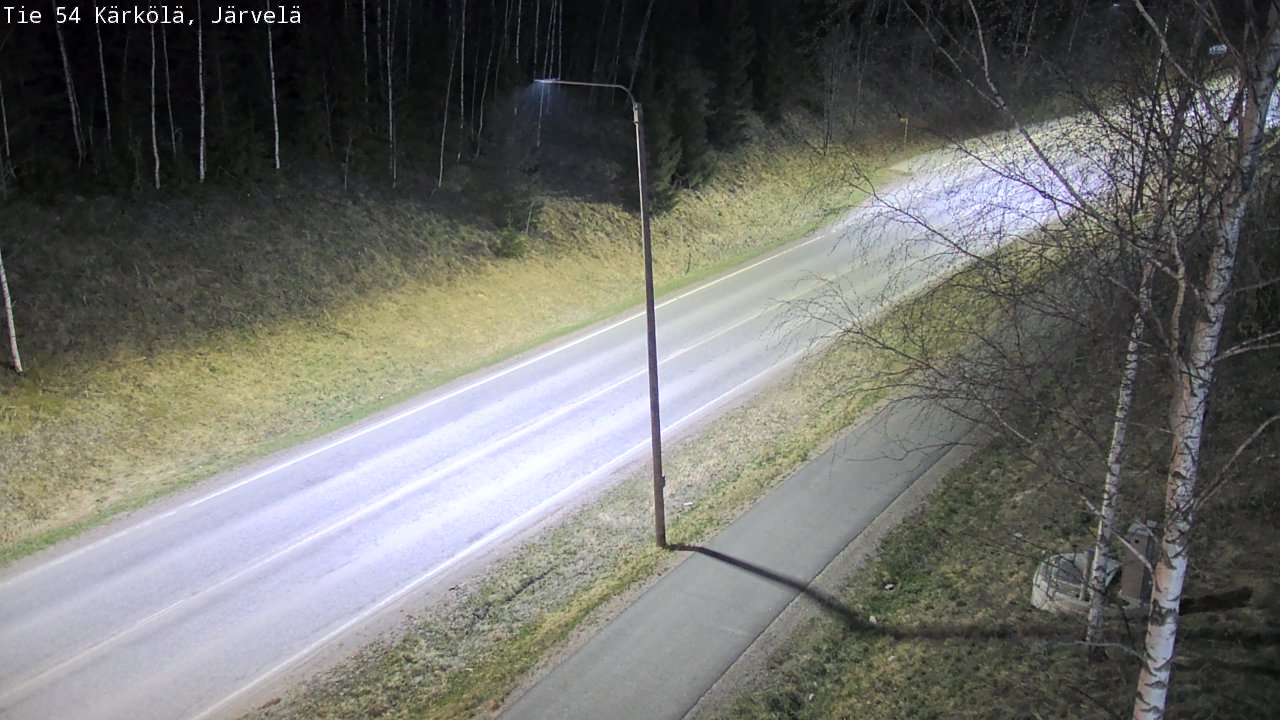 Weather Camera Image Väg 54 Kärkölä, Järvelä, Kärkölä, Päijät-Häme