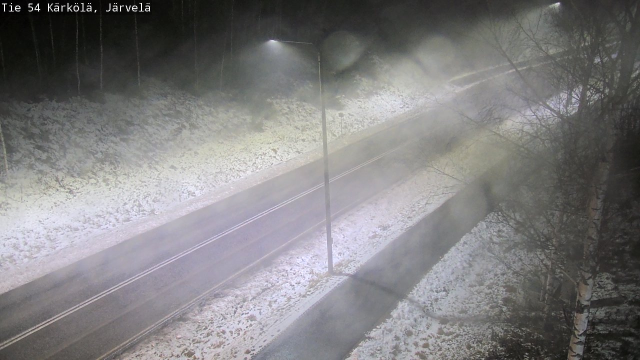 Weather Camera Image Väg 54 Kärkölä, Järvelä, Kärkölä, Päijät-Häme