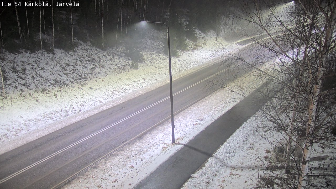 Weather Camera Image Väg 54 Kärkölä, Järvelä, Kärkölä, Päijät-Häme
