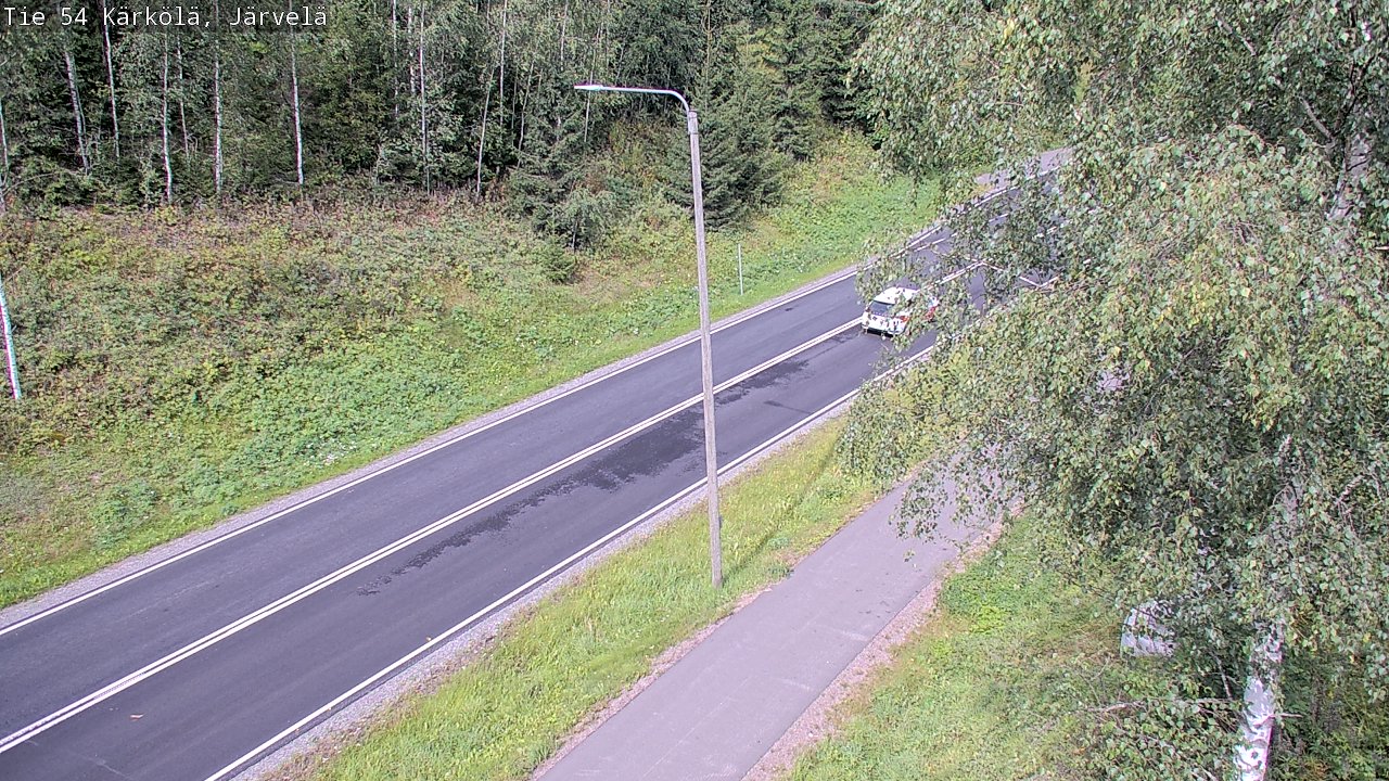 Weather Camera Image Väg 54 Kärkölä, Järvelä, Kärkölä, Päijät-Häme