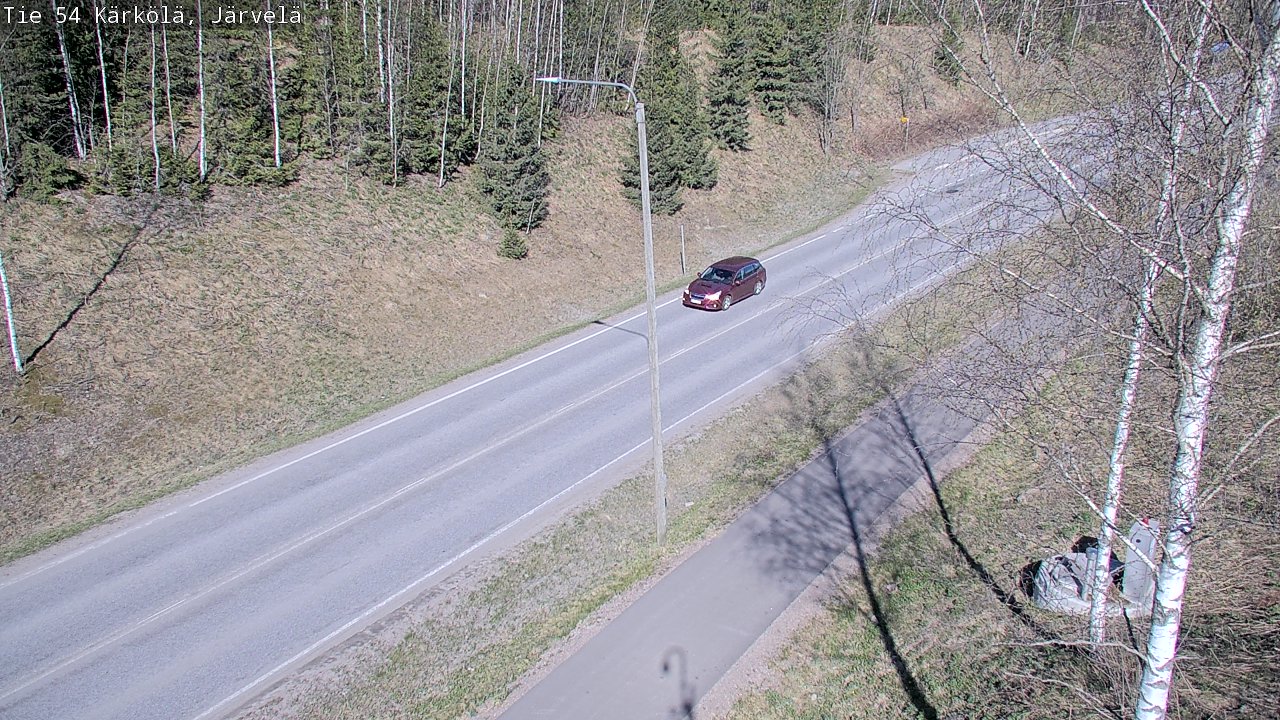 Weather Camera Image Road 54 Kärkölä, Järvelä, Kärkölä, Päijät-Häme