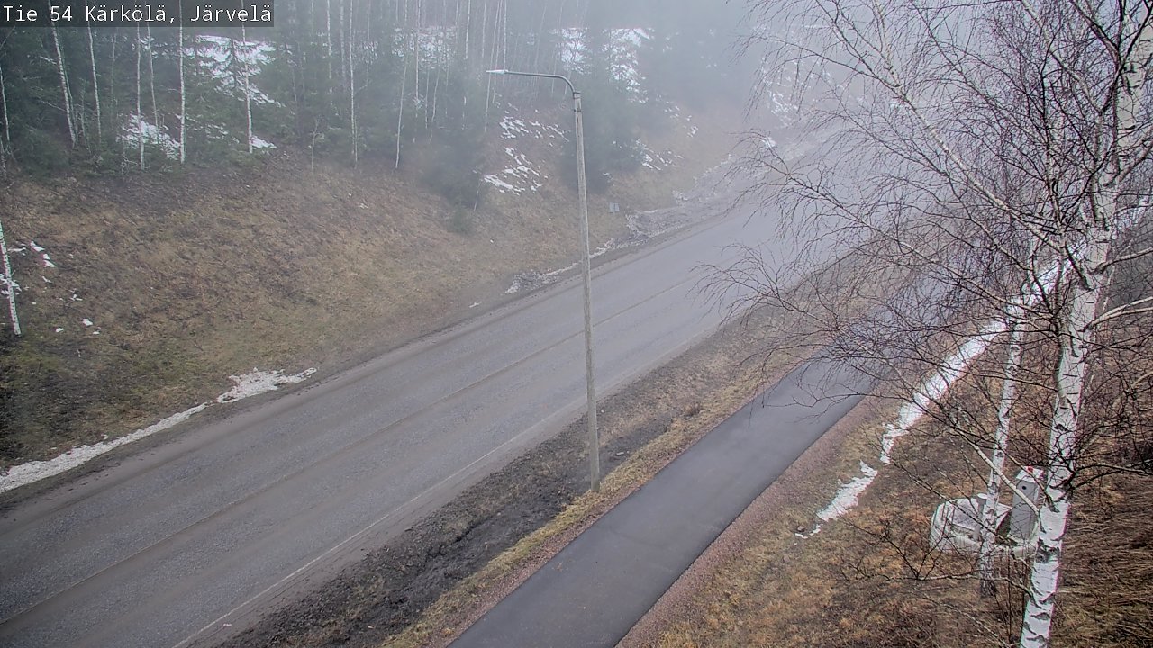 Weather Camera Image Road 54 Kärkölä, Järvelä, Kärkölä, Päijät-Häme