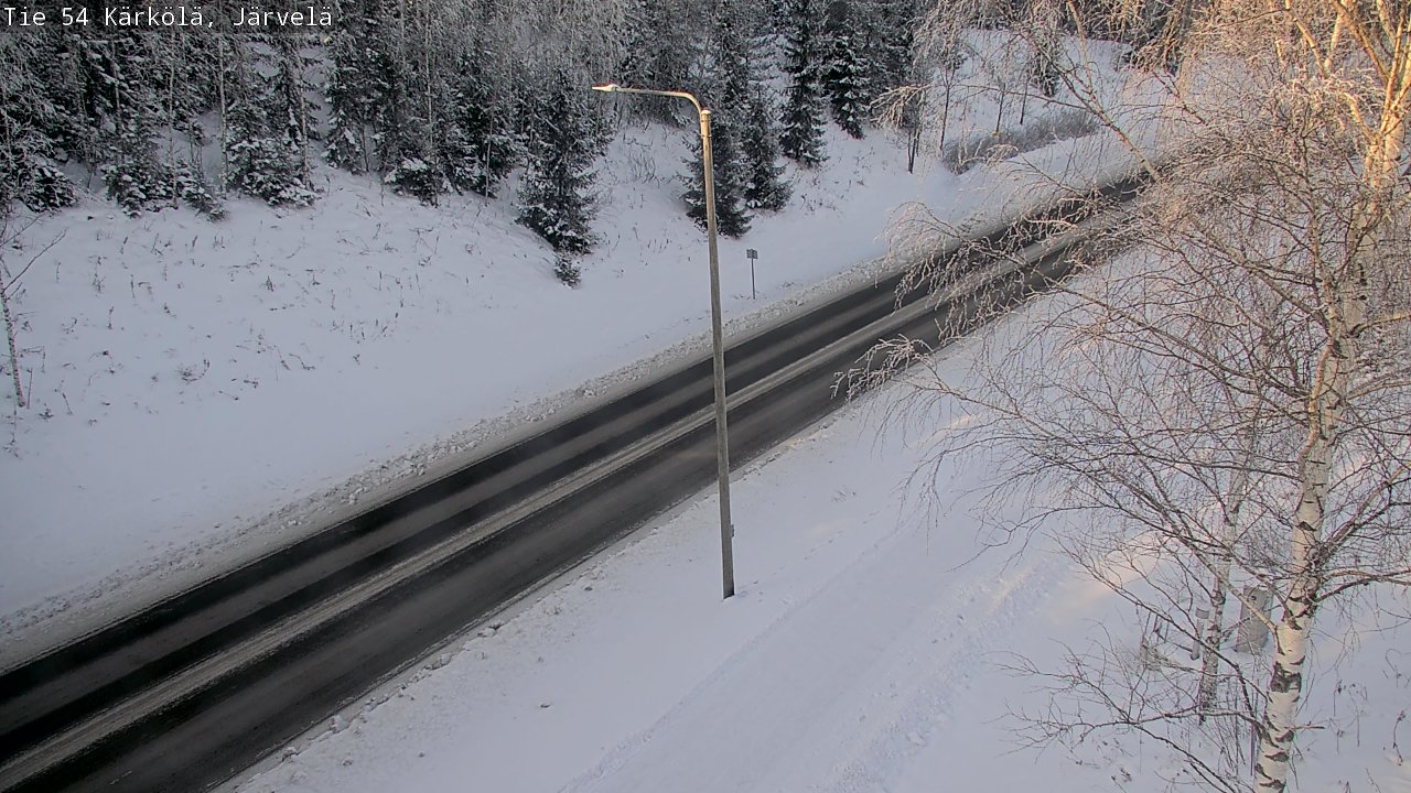 Weather Camera Image Väg 54 Kärkölä, Järvelä, Kärkölä, Päijät-Häme