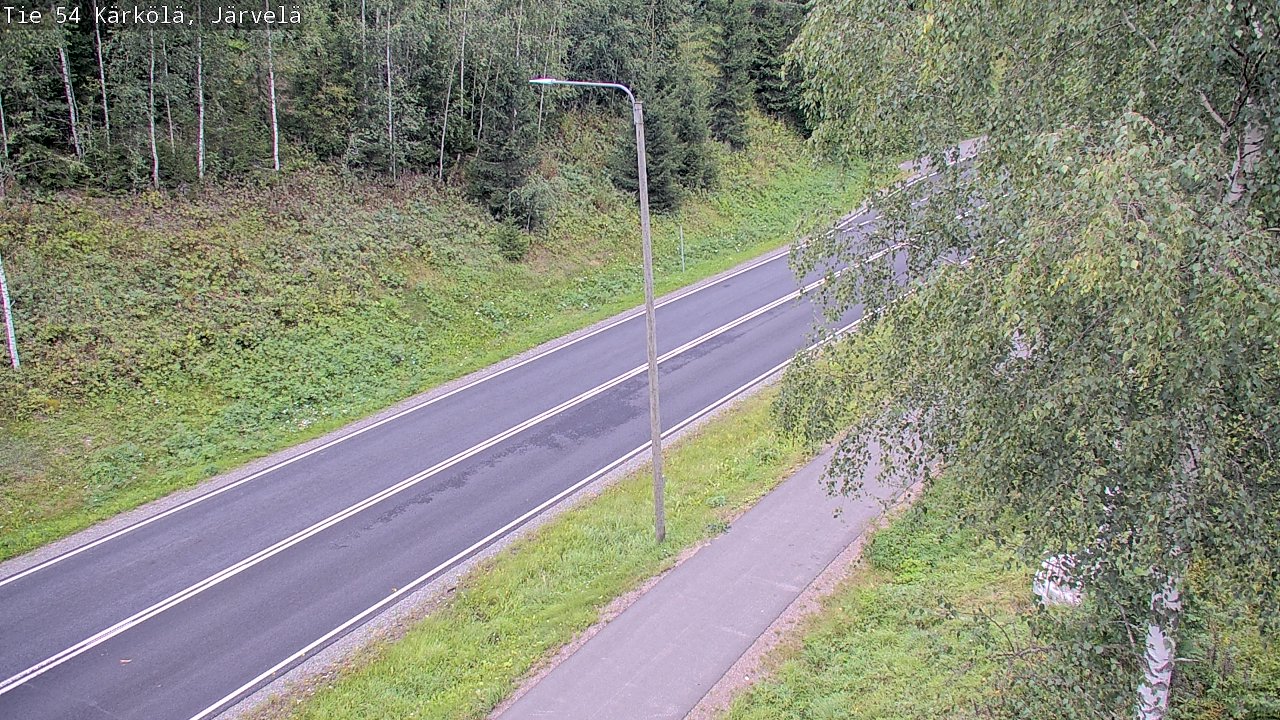Weather Camera Image Väg 54 Kärkölä, Järvelä, Kärkölä, Päijät-Häme