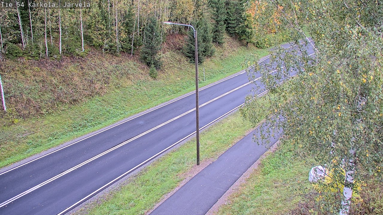 Weather Camera Image Road 54 Kärkölä, Järvelä, Kärkölä, Päijät-Häme