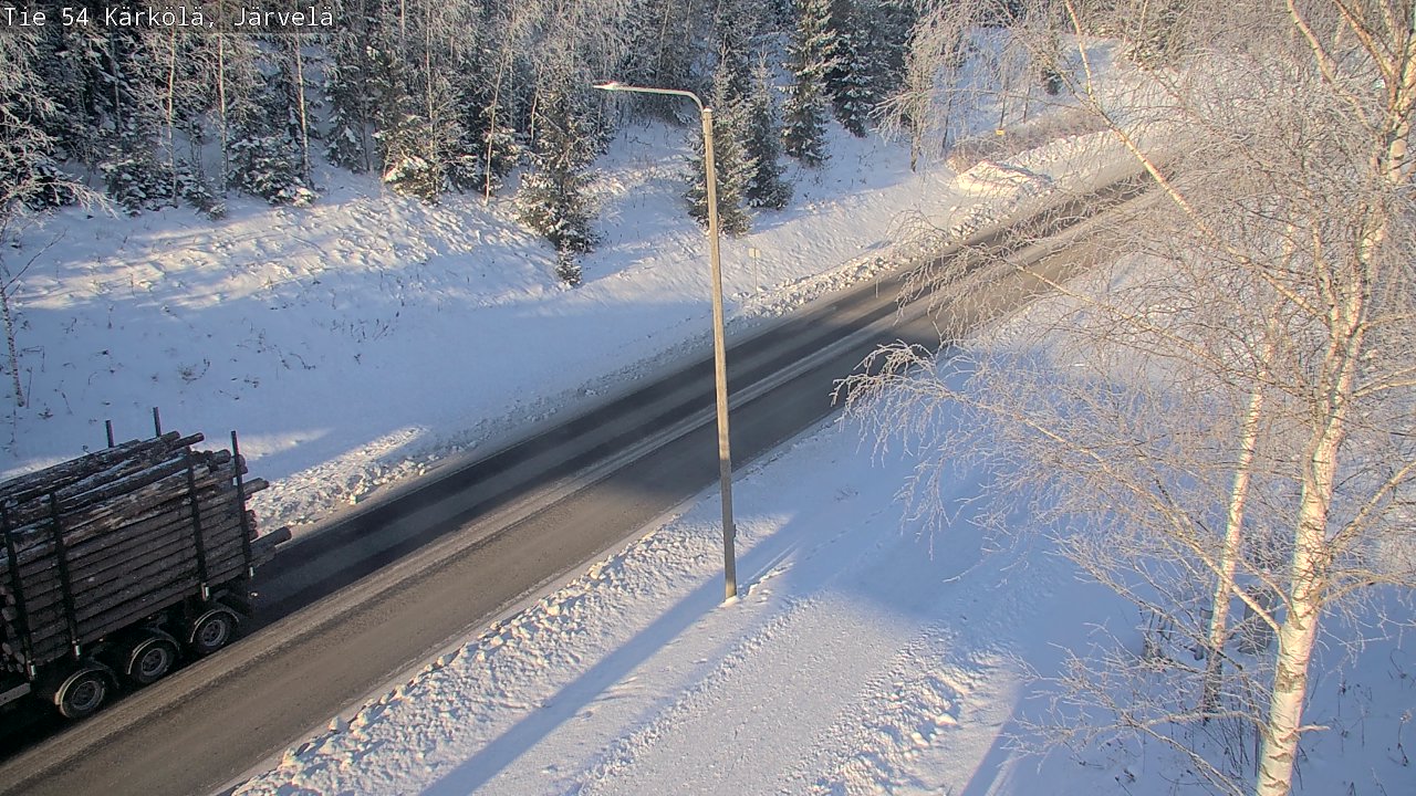 Weather Camera Image Väg 54 Kärkölä, Järvelä, Kärkölä, Päijät-Häme