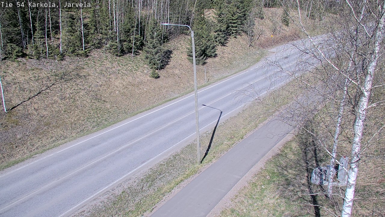 Weather Camera Image Road 54 Kärkölä, Järvelä, Kärkölä, Päijät-Häme