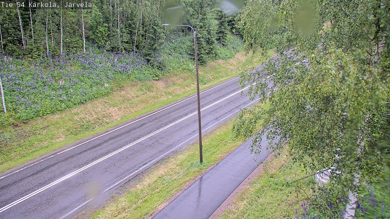 Weather Camera Image Väg 54 Kärkölä, Järvelä, Kärkölä, Päijät-Häme