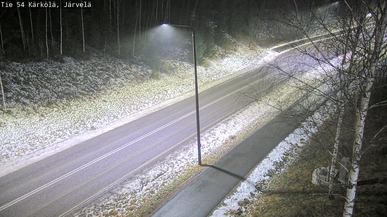 Weather Camera Image Väg 54 Kärkölä, Järvelä, Kärkölä, Päijät-Häme