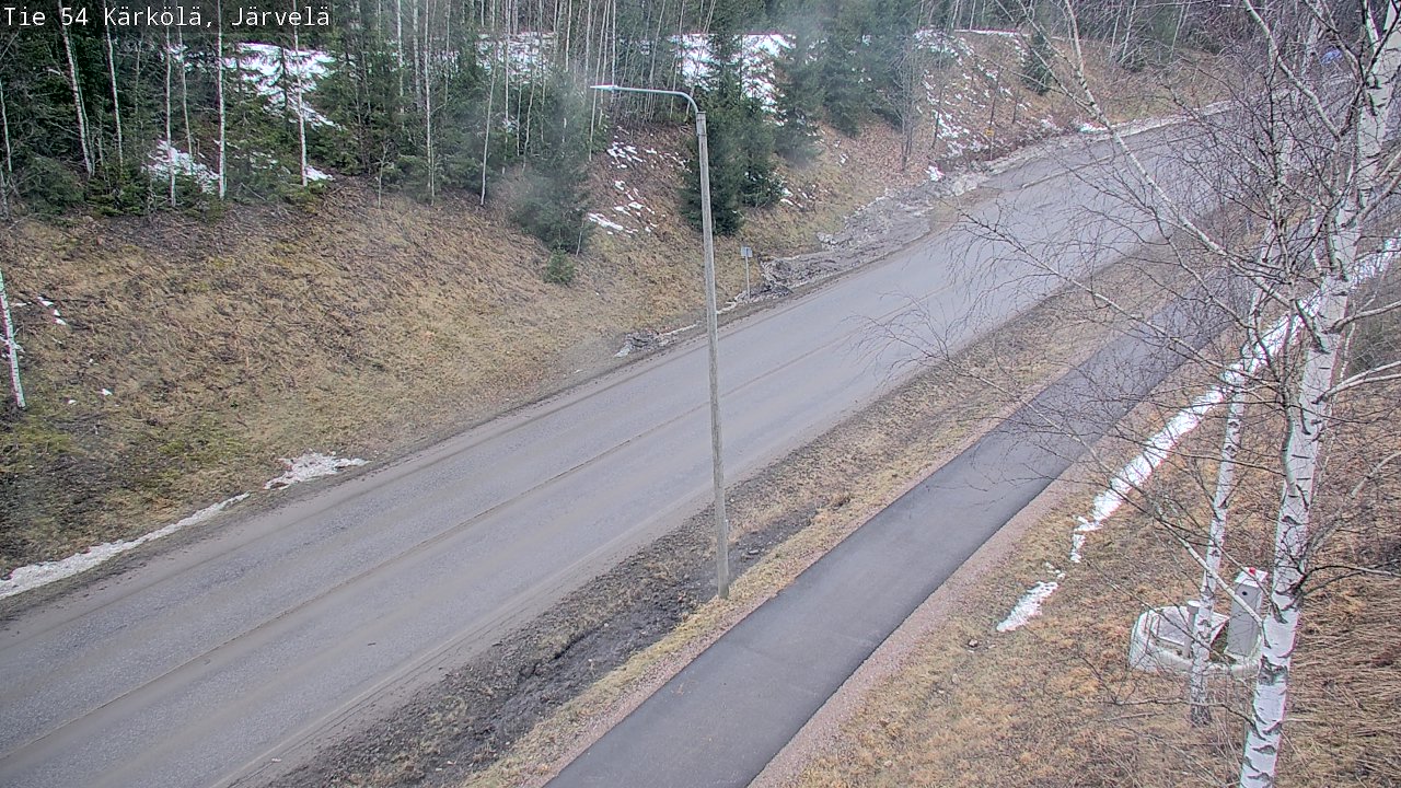 Weather Camera Image Road 54 Kärkölä, Järvelä, Kärkölä, Päijät-Häme